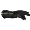 leather gloves with zipper